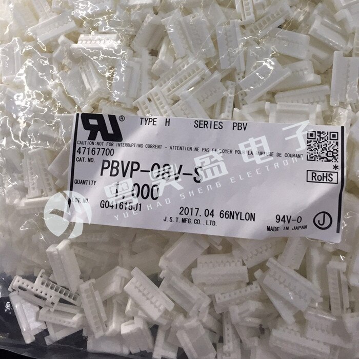 20pcs ο JST Ŀ PBVP-08V-S Ŀ 8    2.0mm 